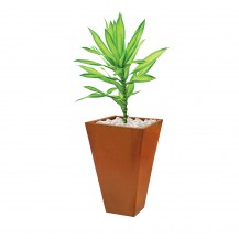 18487 - casa planter - with plants - 350x350x700